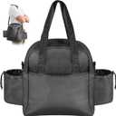 Folding Stove Carry Case for Coleman Camping Stove, Fits for Coleman 1 & 2-Burner Fold N Go Grill/Stoves and Other Folding Camp Stove, Camp Accessories, Heavy Duty Oxford Fabric with Shoulder Strap