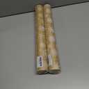 2 x CAKKVDE Vintage Christmas Wrapping Paper Roll - Kraft Gift Wrap with Jute Twine | 17 Inch x 49 Feet Durable Holiday Wrapping Paper for Gifts(White snowflakes)