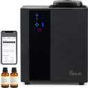 HVAC Diffuser Scent System Whole House - 4500 Sq Ft,Metal,Ultra Quiet,Safety Lock,Bluetooth App,Hotel Commercial Collection Diffuser Machine - Black