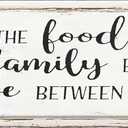 Bless The Lord And Family Metal Sign 4x16in Heartwarming Plaque for Living Room Wall Prayer Home Decor