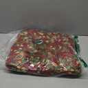 vctops Farmhouse Bird Print Chair Cushions with Ties U-Shaped Soft Comfortable Chair Pads Non Slip Seat Cushions for Indoor Dining Room and Kitchen Chairs (Red,16"x16")