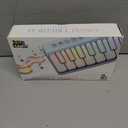 Mini Keyboard Piano Toy, Portable Light Up Pocket Piano for Toddlers Kids 