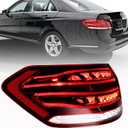 Astra Depot Replacement Tail Light For Mercedes E250 / E300 / E350 / E400 / E550 / E63 AMG Sedan Tail Lamp Assembly 2014 2015 2016 (166-60635L MB2804112, Outer Left Driver)