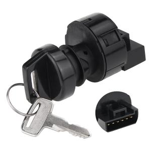 Ignition Key Switch for Polaris Ranger 400 500 570 800 4x4 Crew RZR 4 800 570 Scrambler Sportsman 550 500 SE XP ACE 570 900 ATV Replace OEM # 4012166 4011142 Off/Run/Light On/Start 6 PIN 4 Position
