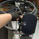 Medline Lightweight Wheelchair for Adults With Swing-Back, Desk-Length Arms, Elevating Leg Rests; 16"W x 16"D Seat
