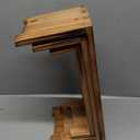 Large Wooden Tiered Riser Display Stand for Events | Stackable Perfume Organizer and Cologne Holder | Versatile Wooden Cupcake and Dessert Stand | Food Display Risers for Parties Celebration