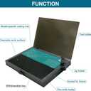 Gundam Model Kit Tools, Portable Worktable for Model Building, Work Table with Movable Drawer, Pliers Rack, Display Version, Dual Craft Cut Mat, Suitable for Cut and Grind Assembly,KJ018