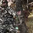 Camouflage Hunting Cap, Camo Hunting Leafy Hat with Full 3D Face Mask Hood Technology