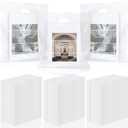 Janlaugh 150 Pcs Large Thank You Bags with Handle Bulk 16 x 18 Inch Thick Plastic Shopping Merchandise Boutique Retail Gift Goodie Bags 2.36 Mil(Clear)