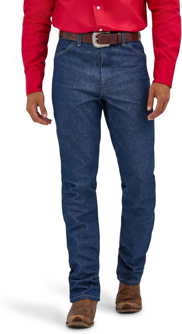 Wrangler Men's Cowboy Cut Slim Fit Jean (30W x 30L, Rigid Indigo)