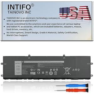 INTIFO 87Wh DWVRR Laptop Battery Compatible with Dell Alienware X15 R1 R2 Alienware X17 R1 R2 Series 0817GN 817GN 0NR6MH NR6MH [11.4V 7250mAh 6-Cell]