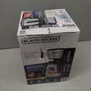 BLACK+DECKER 12 Cup Thermal Programmable Coffee Maker with Brew Strength and VORTEX Technology, Black/Steel, CM2046S