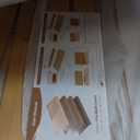 Wire Shelf Covers, Bamboo Wire Rack Covers (4PCS, 22" W x 16" D) Natural