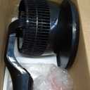JRD Pedestal Fan, 70+85 Omni-directional Oscillating Fan For Bedroom, 100ft Circulator With Remote, DC Motor Quiet Standing Fans, Adjustable Height, 32 Speeds, 5 Modes, 24H Timer, Home (39-43in,Black)