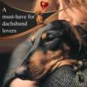 Dachshund Gifts for Women and Loved Ones. Solid Wood Dachshund Wine Bottle Holder. Dog mom Gifts. Dachshund Decor Wine Holder. Weiner Dog Gifts. (Natural)