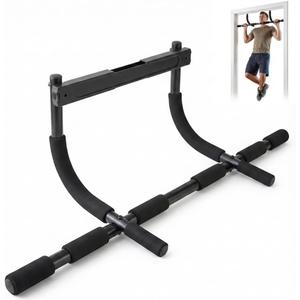 ENERGI CORE Pull Up Bar for Doorway Multi-Grip Chin Up Bar, No Screws Required Heavy Duty Door Frame Bar for Home Gym, Strength Training & Upper Body