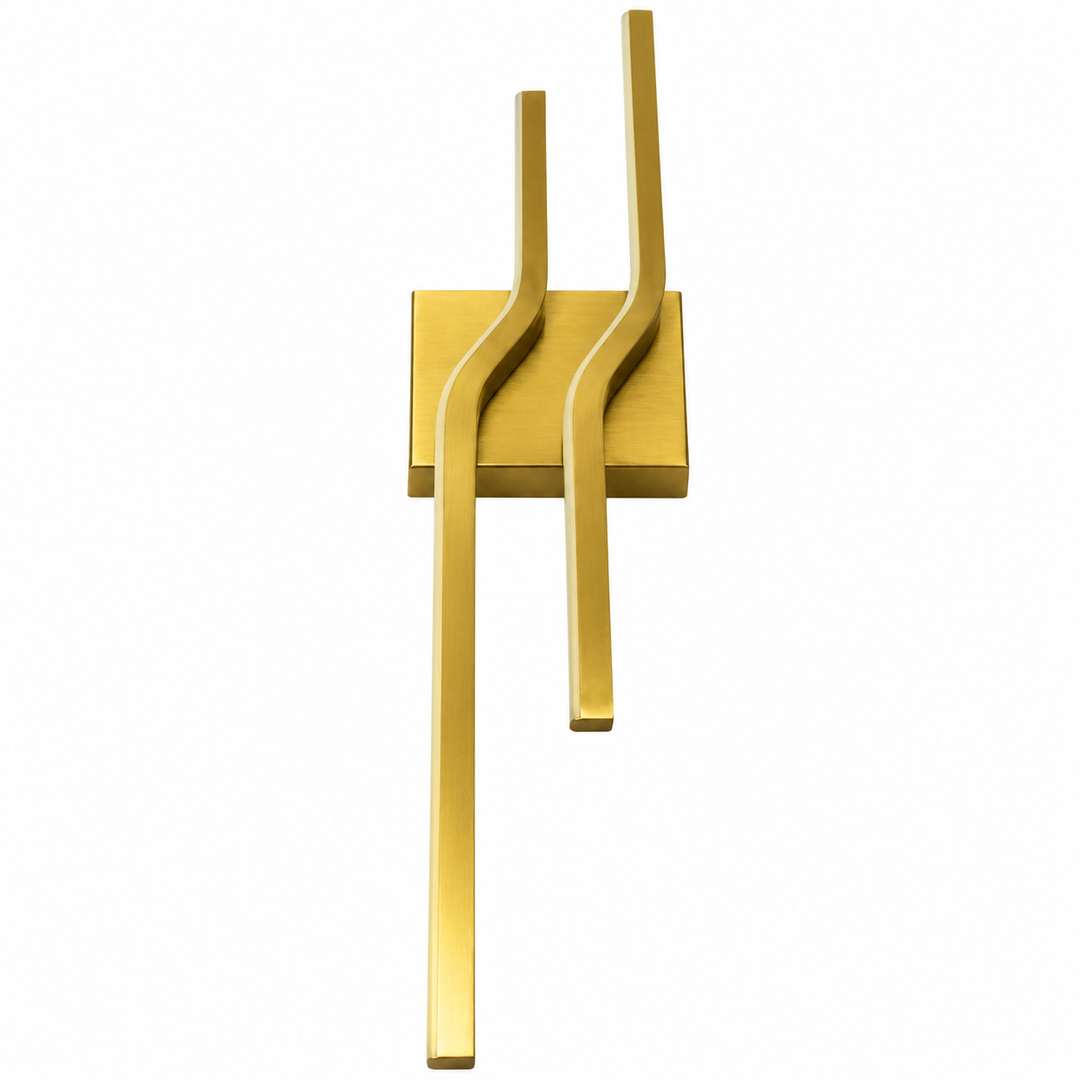 Modern Wall Sconce, 39Inch Gold LED Wall Light Fixtures,6000K Bathroom Vanity Light Fixtures Over Mirror Indoor Bedroom Wall Lamps for Living Room Hallway Sconces Lighting