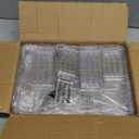 Yieach 3 Tier Stackable Water Bottle and Tumbler Organizer for Kitchen Cabinets,Large Waterbottle Holder and Cup Storage Organizer for 40 OZ Yeti,Owala or Stanley Cup Storage Rack With Handle Groove