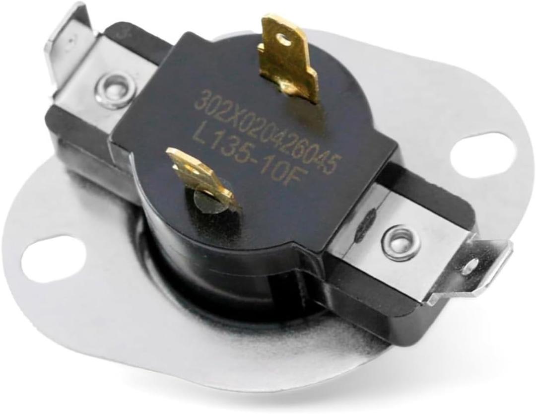 WE4M216 Dryer Cycling Thermostat Fit for GE for RCA for Hotpoint for Sears for Kenmore Dryers BWXR473EV0AA BWXR473EV0W BWXR473GT5AA BWXR473GT5WW DBB3300EA0AA Replace 276485 AH267949 EA267949