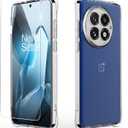 Osophter for Oneplus 13 Case: Clear Women Girls Boys with Screen Protector Reinforced Corners TPU Shock-Absorption Flexible for Oneplus 13 5G Phone Case-Clear