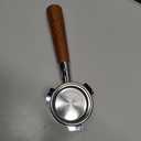 54mm Portafilter for Breville BES870/878/880 Series, Dual Spout Espresso Handle with Siam Rosewood Grip & 304 Stainless Steel Basket