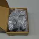 10 Pack 1-1/8 Inch, Square Matte Black Cabinet Knobs Black Drawer Knobs Black Cabinet Pulls, ZK2401 Solid Kitchen Hardware for Cabinets Drawers Bedroom Dresser Bathroom Vanity Cupboard