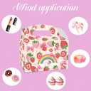3 x BFHUILTD 12 Pcs Cute Pink birthday party Decorations,Rainbow Party Supplies, Bow Strawberry party favor boxes,Birthday Supplies for Girl