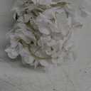 12Pcs Artificial Wisteria Flowers 3.6 Feet/Piece White Dense Artificial Fake Wisteria Vine Ratta Hanging Garland Silk Flowers String Home Party Wedding Decor(White-Dense) (12 PCS)