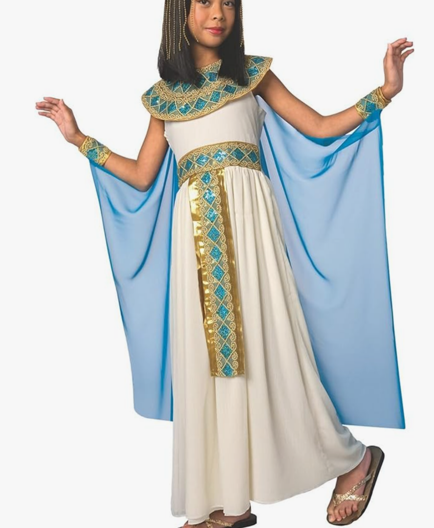 Morph Cleopatra Costume Kids, Egyptian Costume Kids, Cleopatra Outfit for Girls , Large
