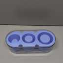 Ice Mold for Stanley Cup 30/40 Oz - Easy Fill and Release Without Touching Ice, Silicone Ice Cube Tray with Clear Lid and Bin for Freezer, Whiskey, Cocktail (Blue)