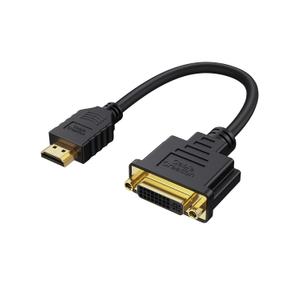 CableCreation HDMI to DVI Cable, 2-Way Male to Female Adapter, 1080P Converter, 3D, Compatible with HDTV, PS3, PS4, DVD, Nintendo Switch, 15cm