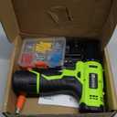 FADAKWALT Cordless Drill Set,12V Power Drill Set with Battery and Charger, Electric Driver/Drill Bits, 3/8'' Keyless Chuck,21+1 Torque Setting, 180 inch-lbs, with LED Electric Drill Set (Green)