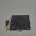 Key Holder for Wall, Decorative Key and Mail Holder with Shelf Has Large Hooks for Bags, Coats, Umbrella  Paulownia Wood Key Hanger with Mounting Hardware (9.8W x 6.7H x 4.2D) (Black)