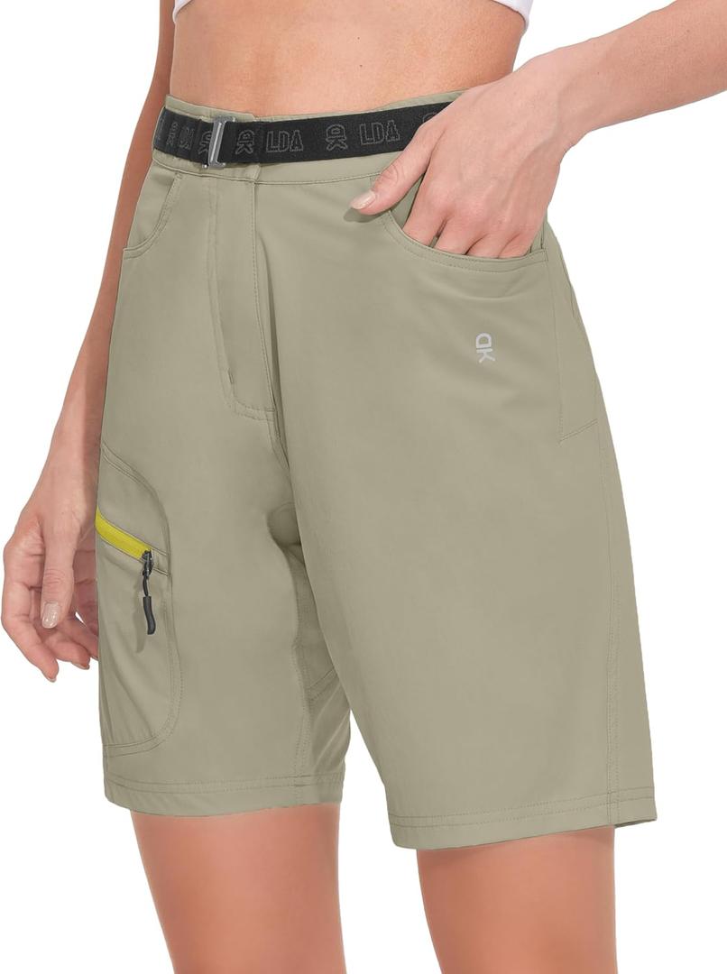 Little Donkey Andy Women's Hiking Cargo Shorts Lightweight Quick Dry Summer Shorts for Golf Athletic Cycling,XXS
