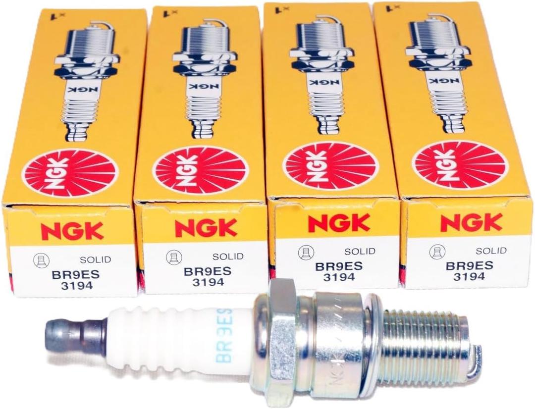 NGK 3194 BR9ES 4 PACK Spark Plug Plugs Boat Motorcycle ATV UTV Car Truck SUV
