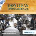 Farberware Classic Stainless Steel 3-Quart Covered Straining Saucepan - - Silver