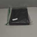 7 Ring Check Binder, 3-On-A-Page Business Checkbook Holder, 500 Checks Capacity, with 2024-2030 Calendar Organizer, Sleek Business Design (Black)