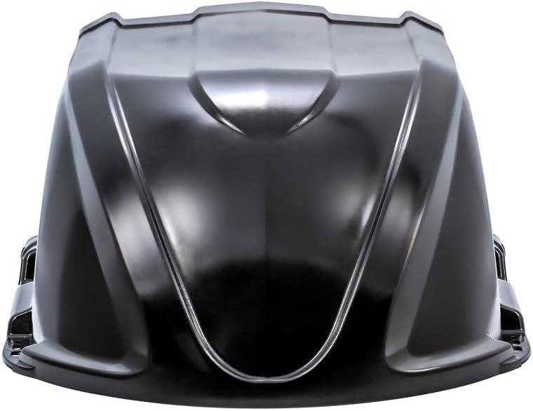 Camco XLT High Flow Roof Vent Cover, Opens for Easy Cleaning, Aerodynamic Design, Easily Mounts to RV with Included Hardware-Black (40456) (Black)