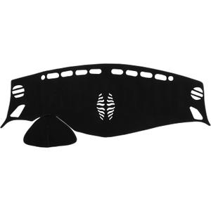 Car Dashboard Cover Compatible for Nissan Murano 15-19, Protective Polyester Black Center Console Interior Trim Dash Cover Mat Pad