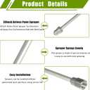 59Inch Airless Paint Sprayer Tip Extension Pole, Spray Gun Tip Extension Rod with Red Guard