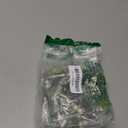 Gejoy 3 Pcs Christmas Pillar Candle Rings Wreaths Small Christmas Artificial Mistletoe Candle Wreath with Pearl Accents for Table Centerpiece Front Door Pillar Holder Decoration(White Pearl)