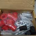 HOWBOW Ezgo RXV Suspension Bushing Kit include Hardware, Front A-Arm Polyurethane Bushings and Sleeves for 2008+ EZGO RXV Golf Cart Gas & Electric-Replaces OE#608086 601340 602085 601754 602415 600525