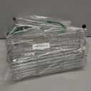 Shower Caddy Over the Door Organizer: Bath Rack Hanging Over Glass with Hooks - Storage Shelf Inside Bathroom for Shampoo - Sliver