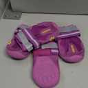 QUMY Dog Shoes for Large Dogs, Medium Dog Boots & Paw Protectors for Winter Snowy Day, Summer Hot Pavement, Water-Resistant in Rainy Weather, Outdoor Walking, Indoor Hardfloors Skid-Resistant Sole (Size 6: 2.6''x3.0''(W*L) (Pack of 4))