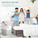 4 PCS Fitted Sheet Holder,Sheet Holders Keep Sheets Firm & Tight,Bed Sheet for Corners with Anti-Slip Lock Clips,Bed Sheet Straps for Lateral Sleepers and Restless Partners,Secure Fit on Mattress