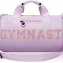 Purple Gymnastics Bag for Girls Gym Sport Gift Dance Gymnastics Bags for Toddler Kid Girls Teens Student Athletes Workout Christmas Gift