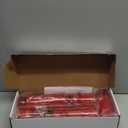 Raycare Flameless Candles Battery Operated with Remote Timer, Acrylic Flickering LED Pillar Candle for Valentine's Day Decoration, Home Decor, Gift for Family and Friend, Red, Set of 5