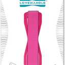 LOVEHANDLE Universal Phone Grip for Smartphones & Mini Tablets - Phone Holder for Hand - Wireless Charging Compatible - Made in The USA - Solid Magenta