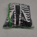 Funziez! Slim Fit Adult Onesie - Animal Halloween Costume - Plush Unisex One Piece Cosplay Suit for Women and Men (Small, Skeleton)