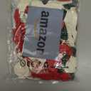 BONROPIN Christmas Balloon Garland Arch kit with Christmas Red White Candy Balloons Gift Box Balloons Red Star Balloons for Xmas Party Decorations